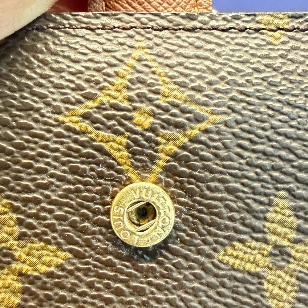 Louis Vuitton Zippe Wallet Porte Papier Monogram Brown